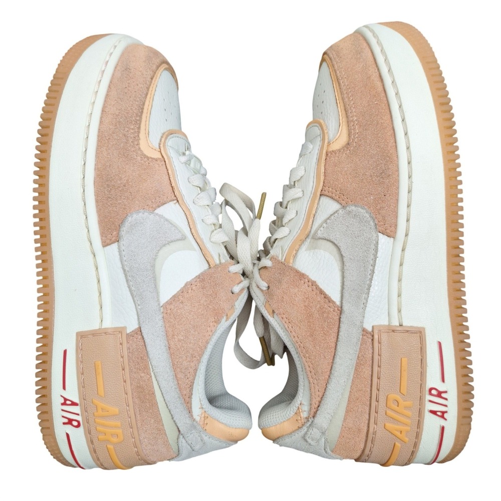 Nike Air Force 1 Shadow Sneakers Sail Hemp DM8157-700 Size 7 Women's Shoes